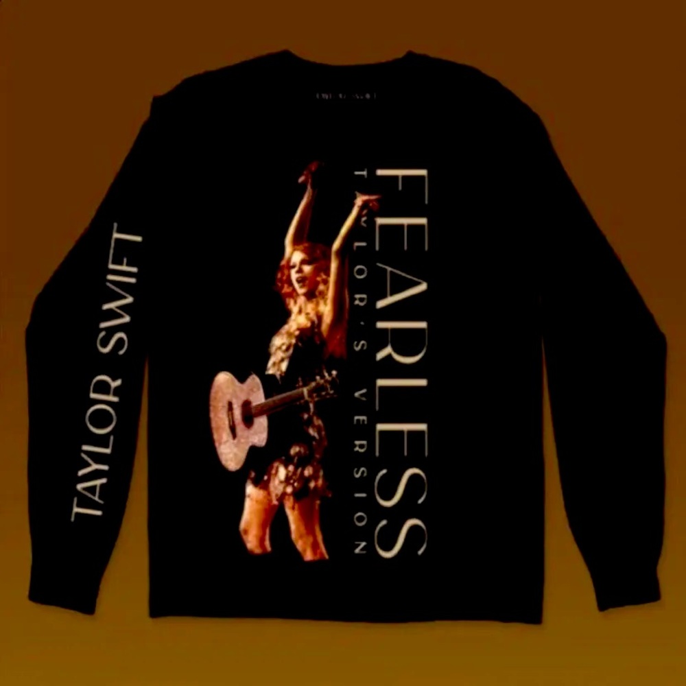 Taylor Swift Fearless TV In My Best Dress Long Sleeve Tee XL BNWT